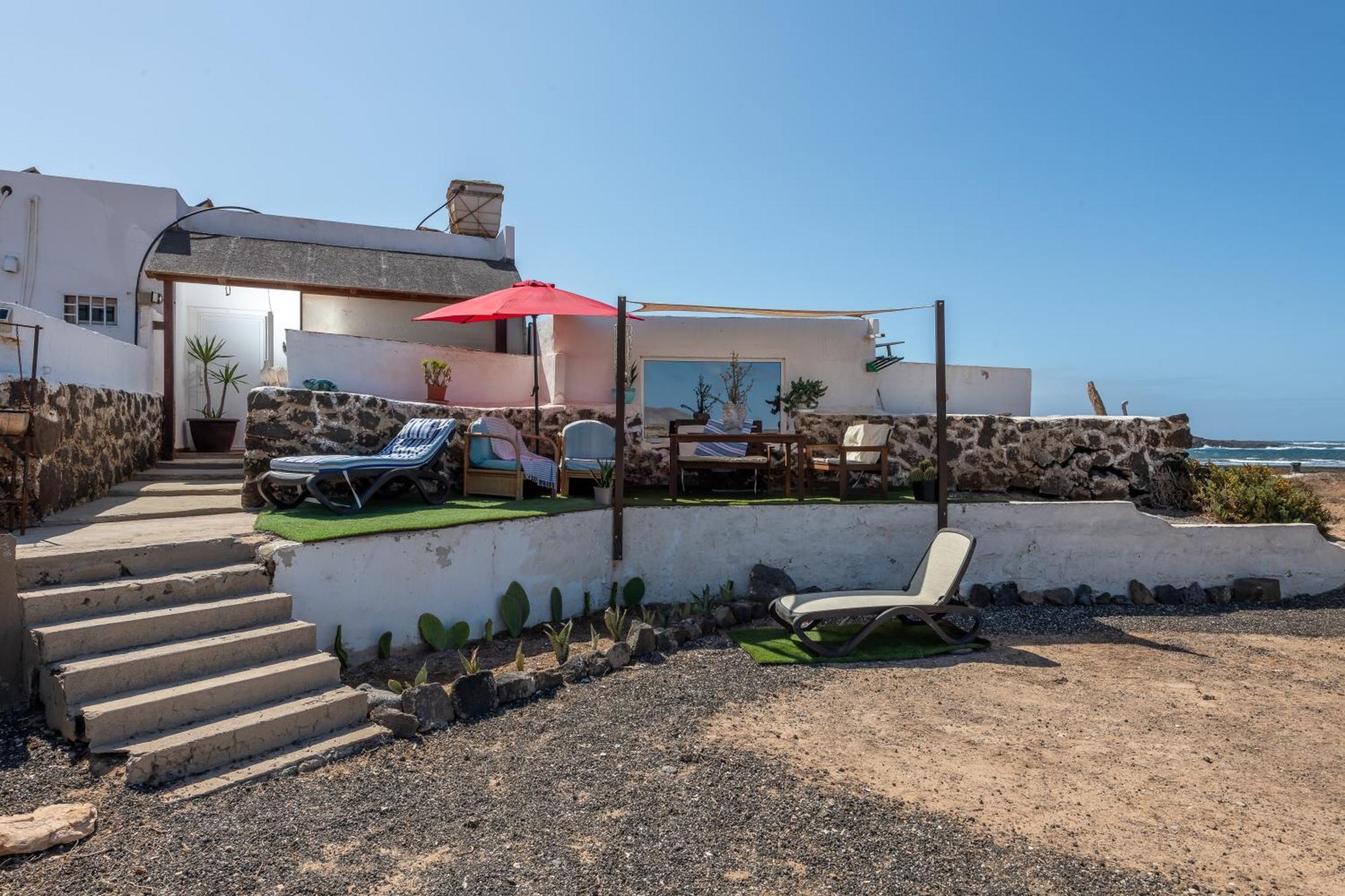 Casa Cueva Daire La Oliva Dış mekan fotoğraf