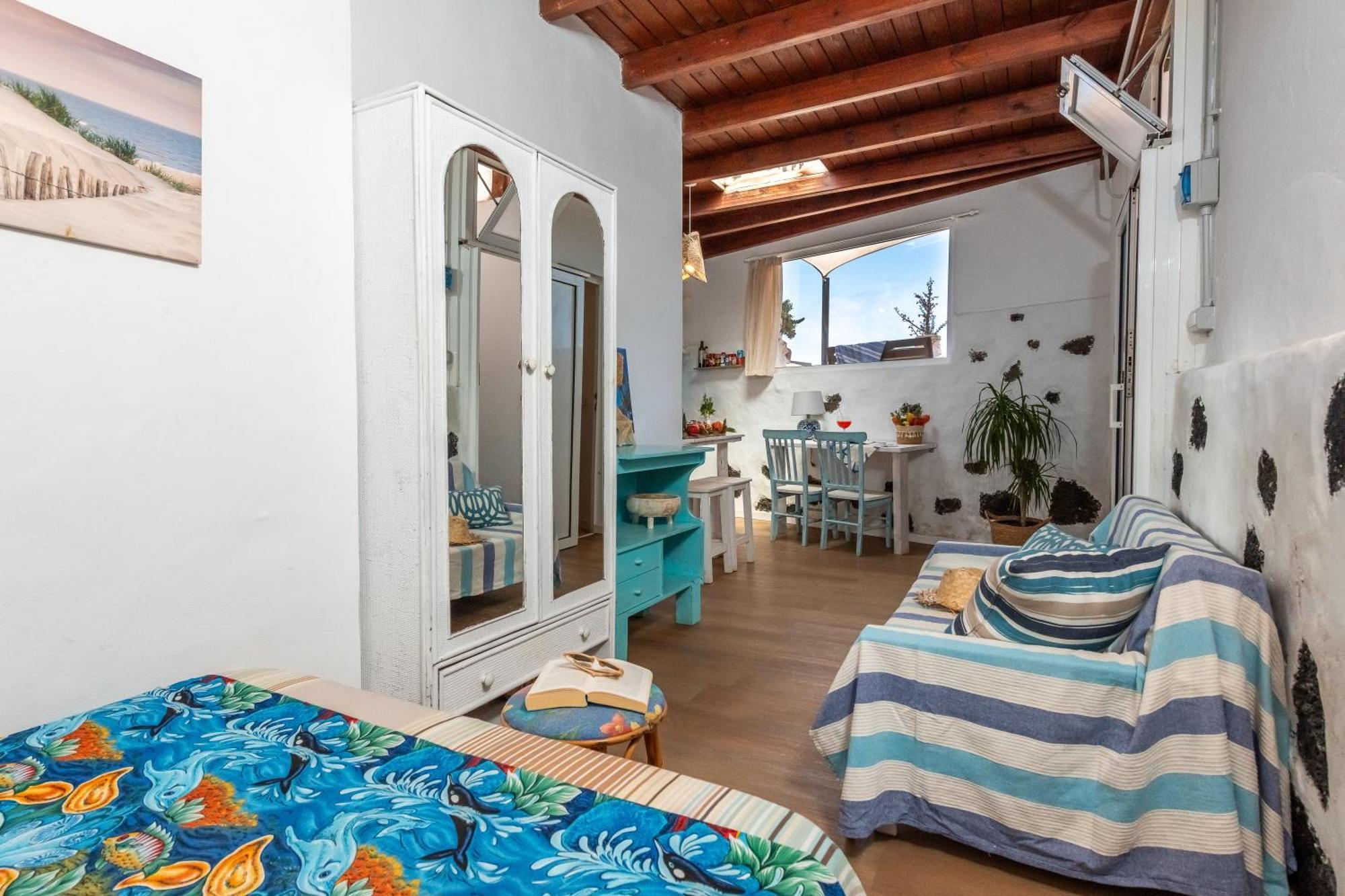 Casa Cueva Daire La Oliva Dış mekan fotoğraf